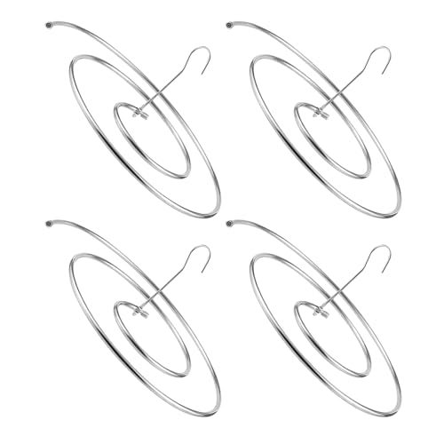 AKOOSY 4 Stück Teiliges Edelstahl Spiral-wäschetrockner- Platzsparender Dreh-bettdeckenhalter für Bettlaken Tagesdecken Sofabezüge Vielseitiger Trockenständer für Balkon & Wäschebereich