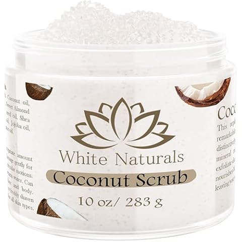 White Naturals Organic Coconut Oil Scrub Cover