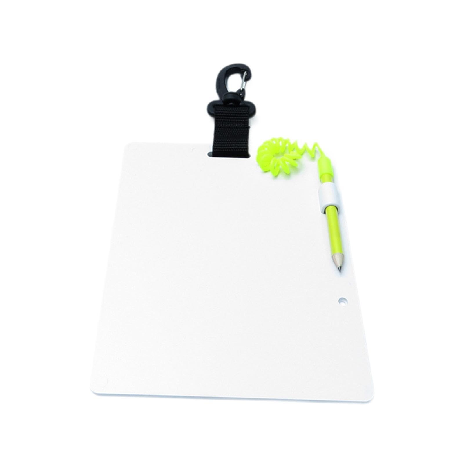 QSTDGVPW Dive Writing Writing Board Handwriting Plate Notebook for Diving Teaching Water Sports