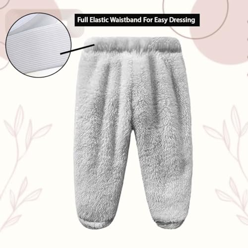 Image of Baby Teddy Bear Ear Soft Flannel Long Sleeve Hoodie & Leggings Unisex All Season Clothing Set For Baby Boys And Baby Girls