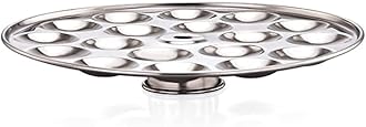Prithi Home's and Kitchen thick Gauge Special Mini Idli Maker Stainless Steel | Mini Idli Plate, 1-Pieces, 18 Idlis/Plate 19.5 cm Diameter