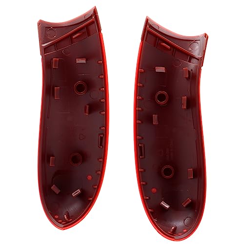 Image of Deal4GO Left & Right Side Rails Panel Rear Handle Rubberized Grips Replacement for Xbox Series S|X Controller (Special Red)