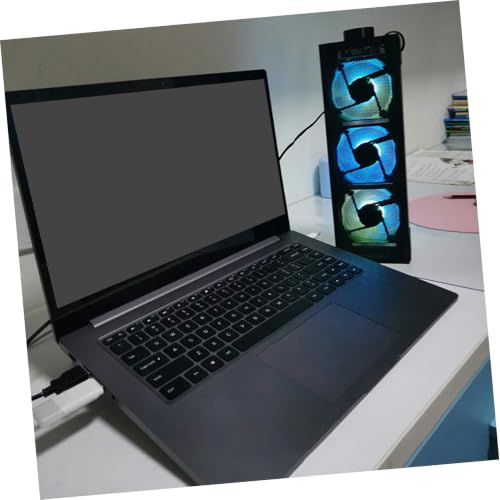 Base para laptop con ventiladores y altura ajustable Mikinona miniatura 5