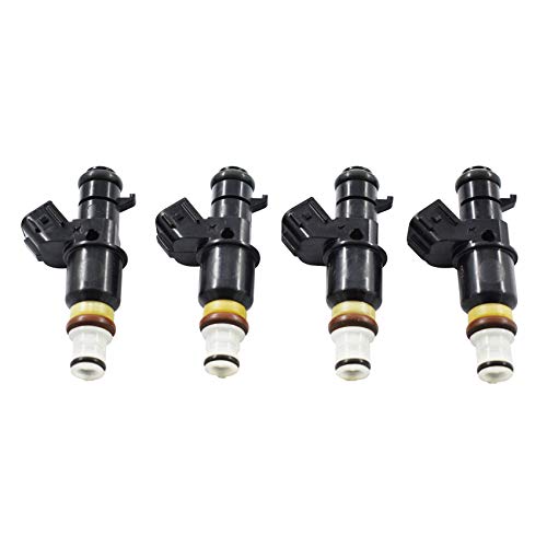 labwork 4 peças de reposição de injetores de combustível para Honda CRV CR-V 2.4L 4L 16450-PPA-A01 2