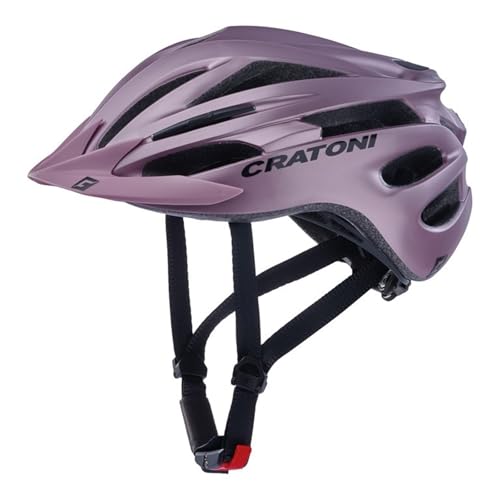 Cratoni Pacer Fahrradhelm Allroundhelm Radhelm Tourenhelm Familienhelm Leichter Cityhelm (Purple metallic, L-XL (58-62 cm))