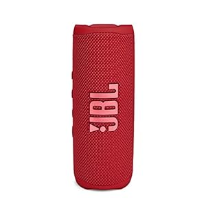 JBL Flip 6 Bluetooth Box in Rot – Wasserdichter, tragbarer Lautsprecher mit 2-Wege-Lautsprechersystem für kraftvollen…