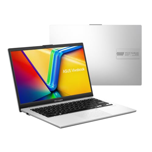 ASUS Vivobook Go 14, 14-inch Thin and Light Laptop, Full HD Display, Intel® Processor N150, 4GB, 128GB, Windows 11 Home, Cool Silver, L1404TA-AS01-CA by Asus - Used condition - CA$278.99
