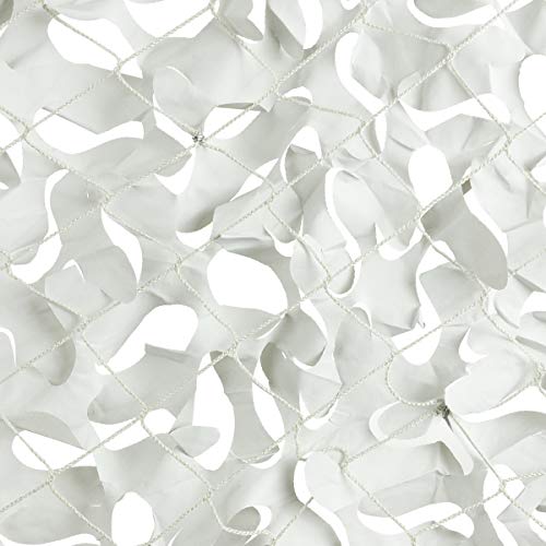 Filet de camouflage blanc anti reflets pour dissimula