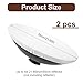 2 Packs Light Diffuser Cover 22 Inches/ 55 cm Beauty Dish Diffuser Sock Soft White Standard Cloth Diffusers for Flash Speedlight, Strobe Light, Monolight Reflector, Fits Portrait, Fashion Photography