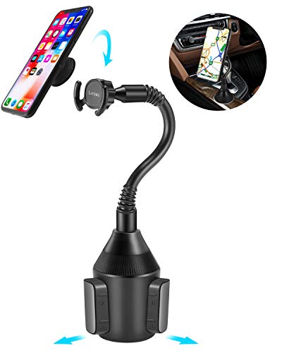 Lorima Cup Phone Holder for Car - Car Mount for Users Universal Adjustable Portable Car Cup Holder for Cell Phones