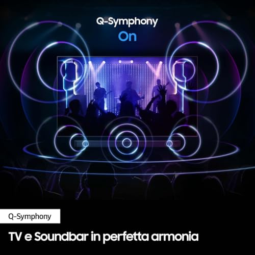 Samsung Soundbar HW-Q700C/ZF Serie Q, 9 Speaker, Wireless Dolby Atmos, Audio a 3.1.2 Canali, Q-Simphony, Compatibile con Alexa e Google Assistant, Black 2023 - 8