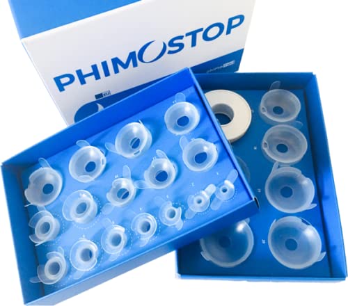 Phimomed - Phimostop 4.0 Phimose-Dehnungsringe-Set, Phimose Ringe - Dehnungsinstrument mit 22 Silikonschläuchen