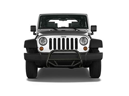 Image of Black Horse Max T Bull Bar Textured Black Compatible with 2010-2017 Jeep Wrangler-MBT-MJ103