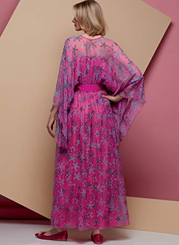 Robe pull ample d'exception Vogue Zandra Rhodes coupe fluide premium