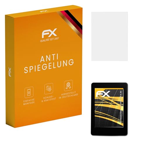 atFoliX Screen Protector compatible with Amazn Kindl Paperwhite (WiFi & 3G) Screen Protection Film, anti-reflective and shock-absorbing FX Protector Film (2X)