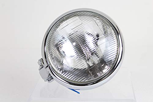 Indian Larry headlamp is a chrome classic