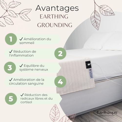 Sommeil difficile ? Le drap Earthing de mise à la terre soulage