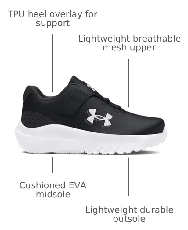 Image of Under Armour Unisex-Baby Infant Surge 4 Alternate Closure
