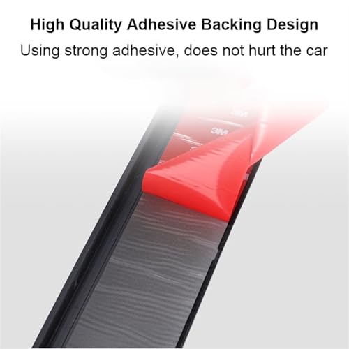 Garde-boue de voiture anti-rayures lèvre de protection noire pour arche de roue - 6