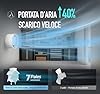 BUMSOU Estrattore Aria 100mm, Ventilatore di Condotto Compatto con Protezione Contro il Surriscaldamento, 8W 130m³/h Ventola Aspirazione Potente Silenzioso, Aspiratore Bagno Cucina Garage Tenda