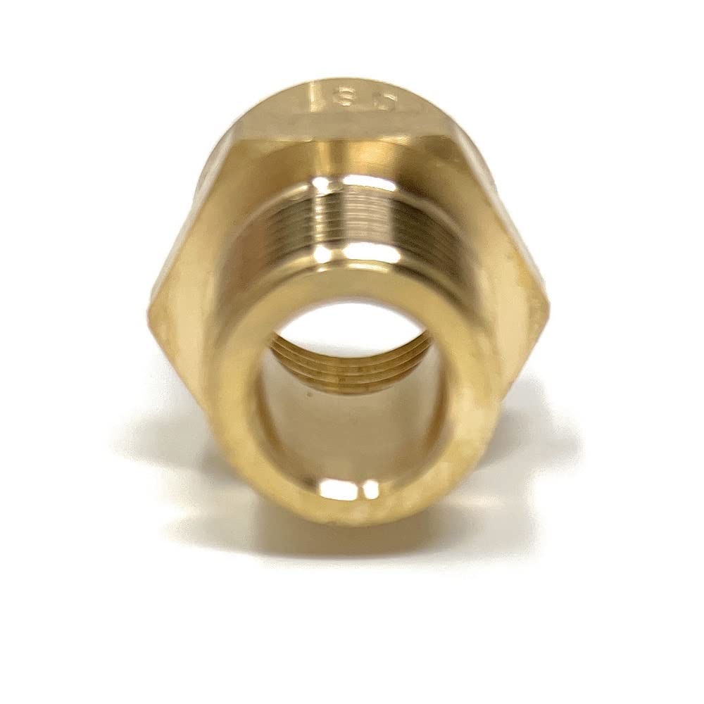 Gwint G (metryczny BSPP) męski na NPT żeński adapter do montażu rur - adapter bezołowiowy (dwa, 3/8")