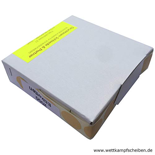 2.000 – Parches Negro o Biege/Marcar punto 19 mm, Beige/Chamois