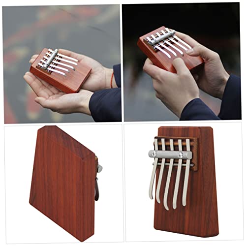 Vaguelly 2Pcs 5 5 Tone Thumb Piano Piano Portátil Crianças Kalimba Mini Kalimba Casa Kalimba Miniatu