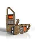 QUOLIX Emergency Weather Radio Walkie Talkies for Adults - NOAA/FM Weather Alert with Solar Hand Crank & USB Charging, 22-Channel Range 10 Miles Two-Way Radios, LED Flashlight & SOS Alarm