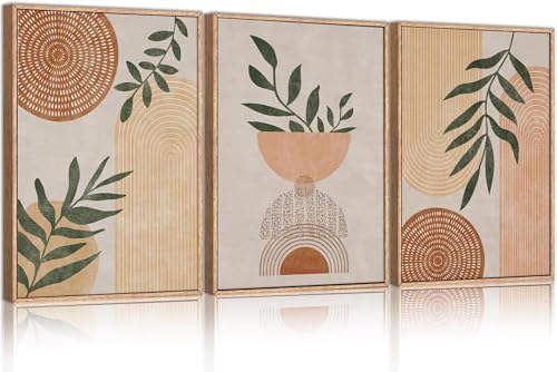 Grande impression sur toile abstraite de salon TONGYINLI, triptyque mural chic haut de gamme