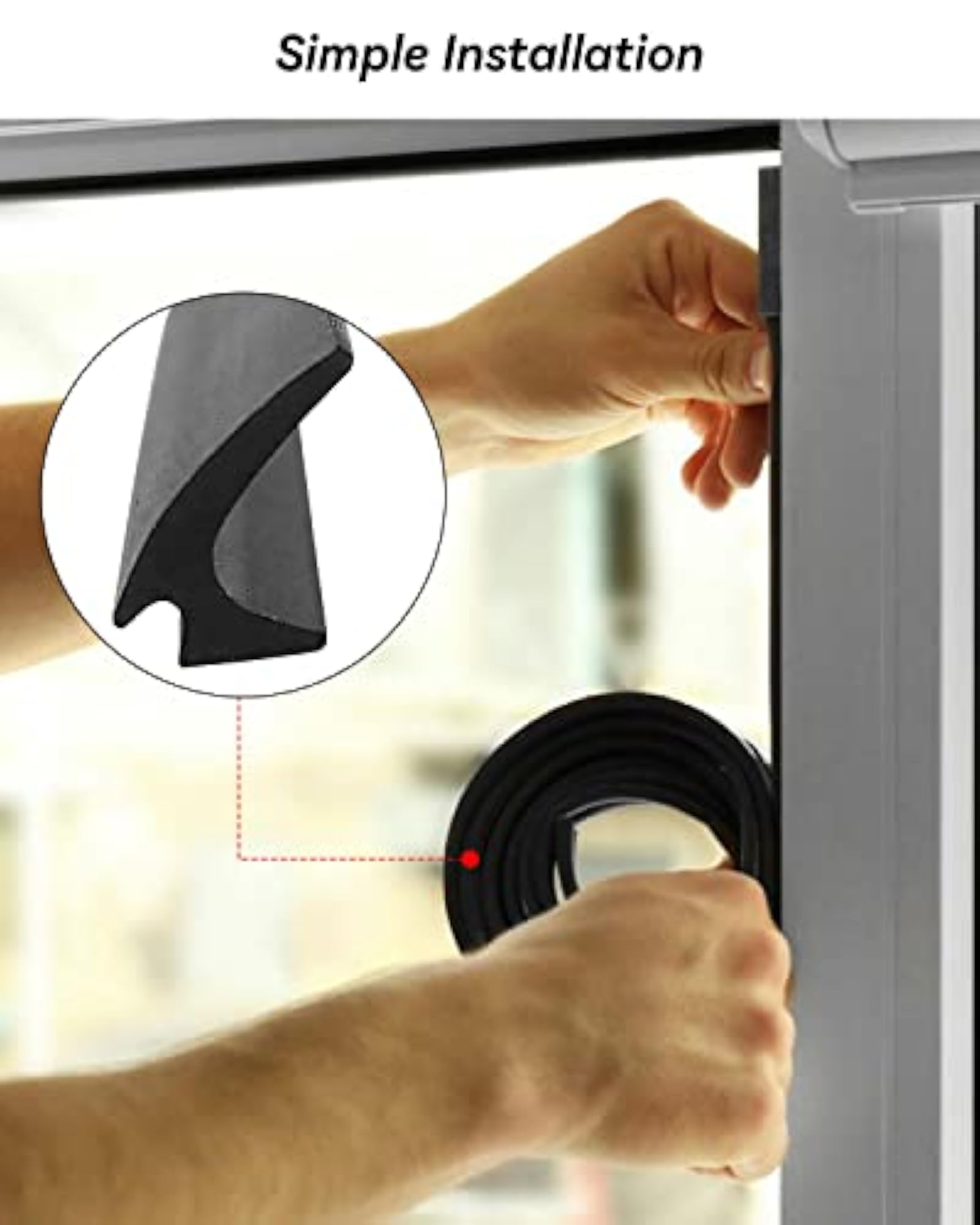 RV Window Rubber Seal Strip for Waterproofing