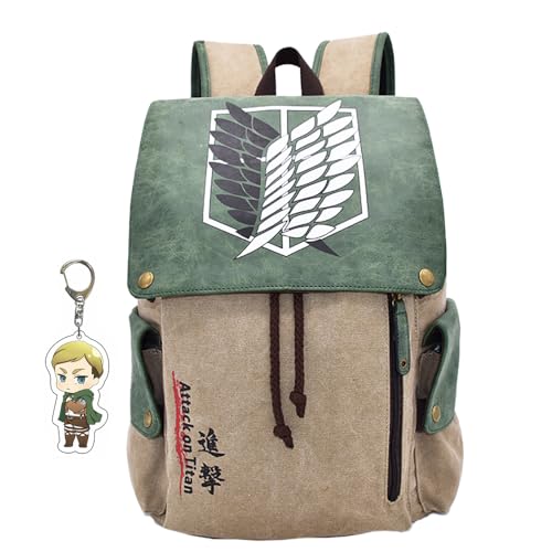 XIYOUMI Anime Dos Sac pour Attack-On-Titan-Cosplay-Sac-à-Dos 42x27cm