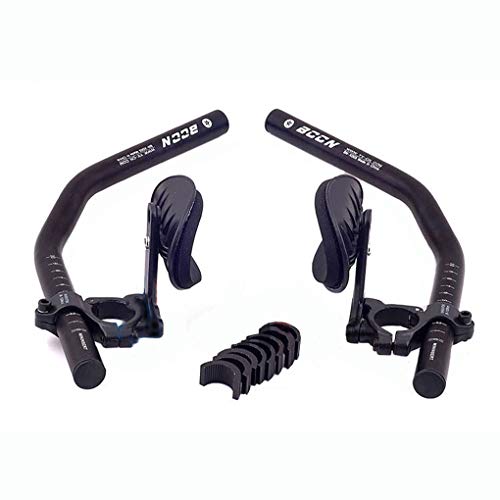 WLDOCA Triathlon Lenkeraufsatz, Bike Lenker Triathlon Fahrrad Aluminiumlegierung TT Alu Armauflage für Rennräder und Mountainbike