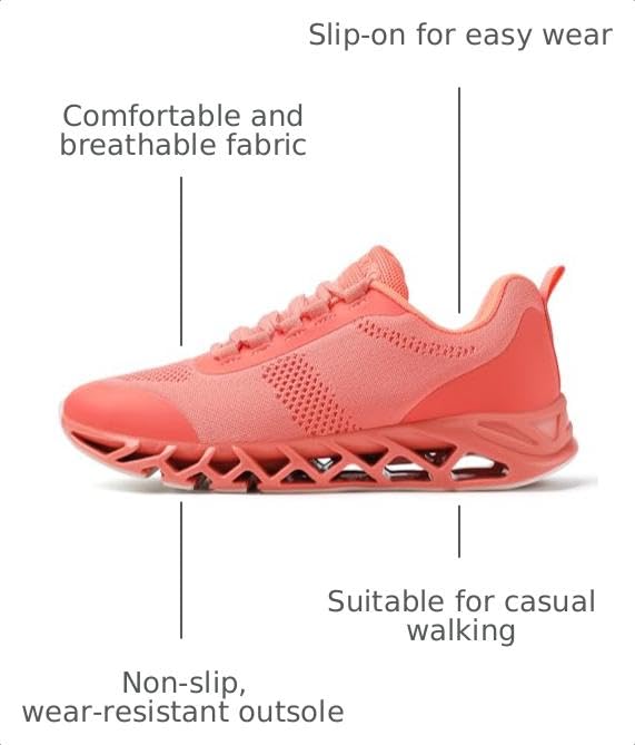 Image of SKDOIUL Women's Athletic Tennis Walking Shoes Fashion Sport Running Sneakers