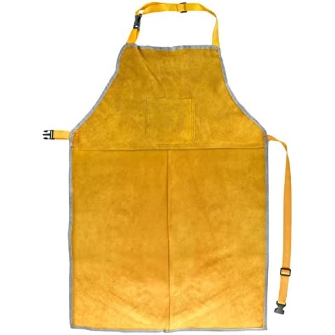 QWORK® Leather Welding Apron, Heat Resistant Cover