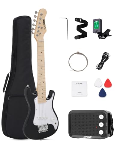 RVONE 30 Inch Kids Electric Guitar Kit Beginner...