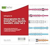 Steinfacher Griffregister für STEUERGESETZE Nr. 05: ErbStG Teil 2, GewStG, GewStDV, UStG Teil 1