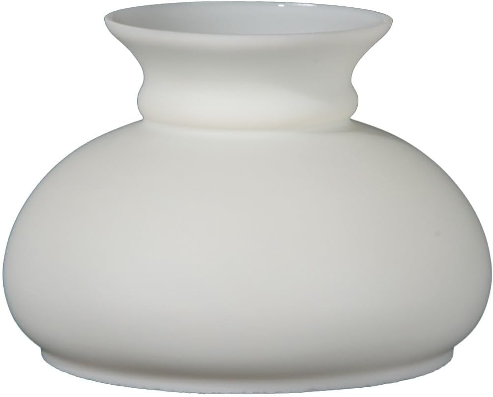 B&P Lamp Opal Plain Top Student Shade, Beige Background