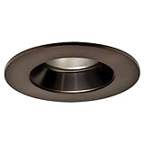 Halo Recessed TL402TBZS 4-Inch LED Trim Shower Rated Solite Regressed Lens with Reflector, Tuscan Bronze