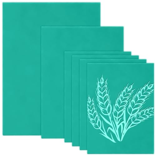 6 Pcs Lino Printing Sheets A4 A5 A6 Rubber Linocut Plates
