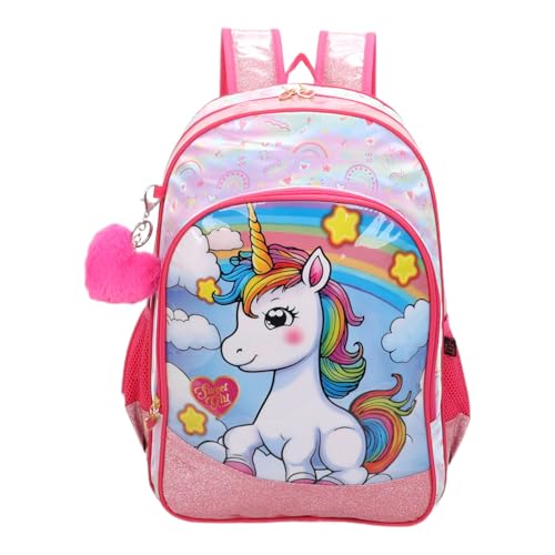 SANTINO, Mochila Sweet Girl Unicorn by Santino Poliéster SGM22U Pink