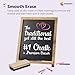 Traditional Chalkboard Eraser 2 Pack - 4.9 Inch Premium Chalk Erasers with Wooden Handle - Eraser for Chalkboard, Blackboard & Dry Chalk Surfaces - Durable Cleaner for Classrooms or Home