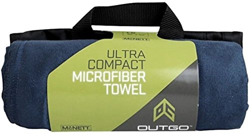 Gear AID Quick Dry Microfiber Towel for The Gym, Travel and Camping, Navy, Large, 30