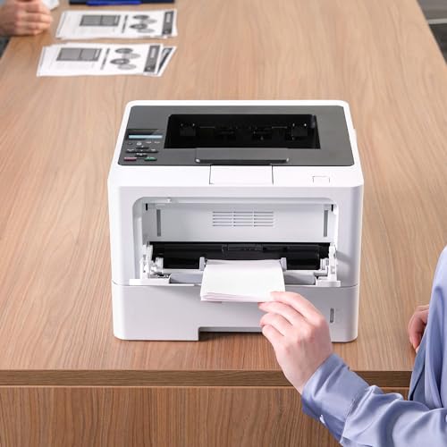 Brother HL-L5210DW Business Monochrome Laser Printer with Duplex Printing, Versatile PaperHandling, Wireless and Gigabit Ethernet Networking, and Mobile Printing, Works with Alexa