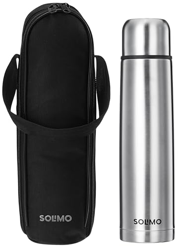 Amazon Brand - Solimo Stainless Steel Insulated 24 Hours Hot or C...