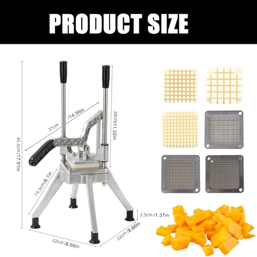 Cortadora manual vertical ergonómica para papas y verduras miniatura 5