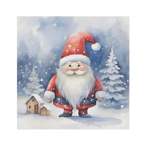 Servilletas de Tela Navidad Gnome Invierno Pack 6 miniatura 1