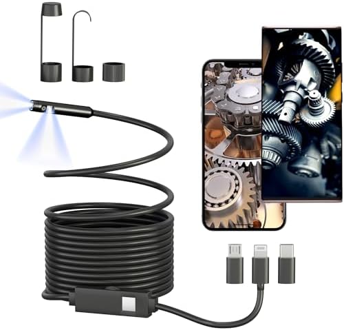 Amazon.com: 5MP Auto-Focus Endoscope, Teslong 3rd Generation USB ...