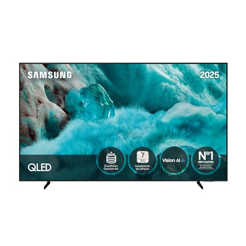 Samsung QLED Q7F4 4K Smart TV 65 Pouces avec Vision AI, 100% Volume de Couleur avec Quantum Dot et Plus de 500 canaux [version Espagnole]