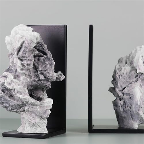 Sujetalibros de mármol decorativos resistentes soporte para libros en escuela y librería 7