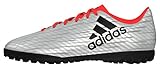 adidas adidas X 16.4 TF J, Botas de fútbol para Niños, Plata (Plamet/Negbas/Rojsol), 34 EU